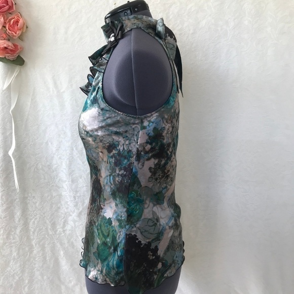 *4/$20*Bwear Silky Sleeveless Blouse With Ruffles - Picture 2 of 7